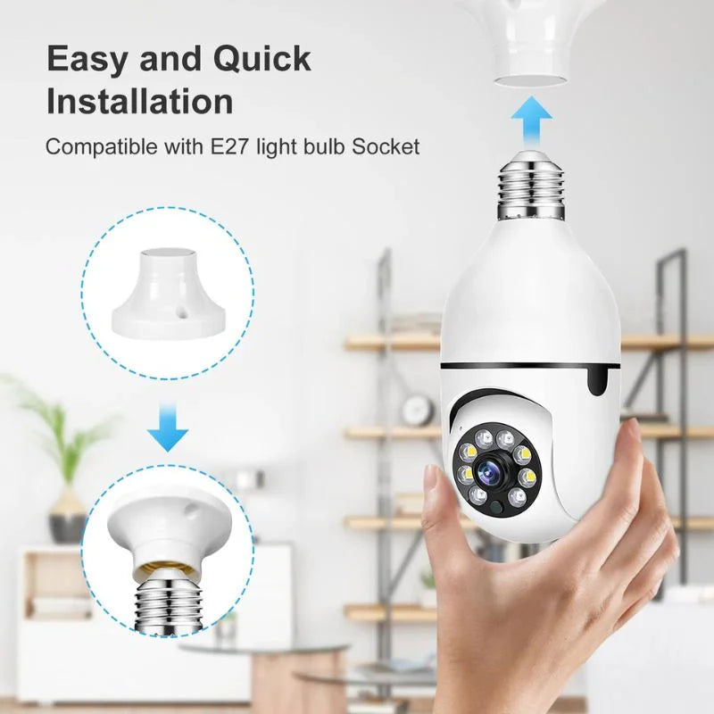 Speed-X Bulb Camera 1080P WiFi 360°
