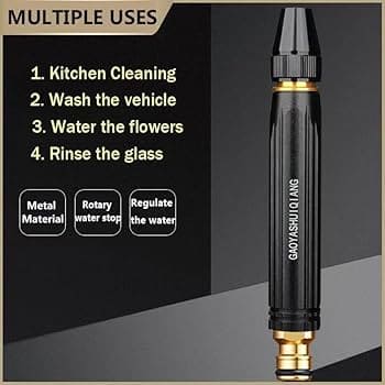 High Pressure Plastic Material Plastic Adjustable Nozzle Water