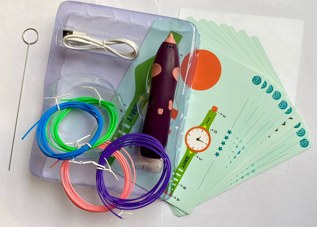 3D Pen for 3D Printing Drawing plus with safe filament Creative Learning for Children