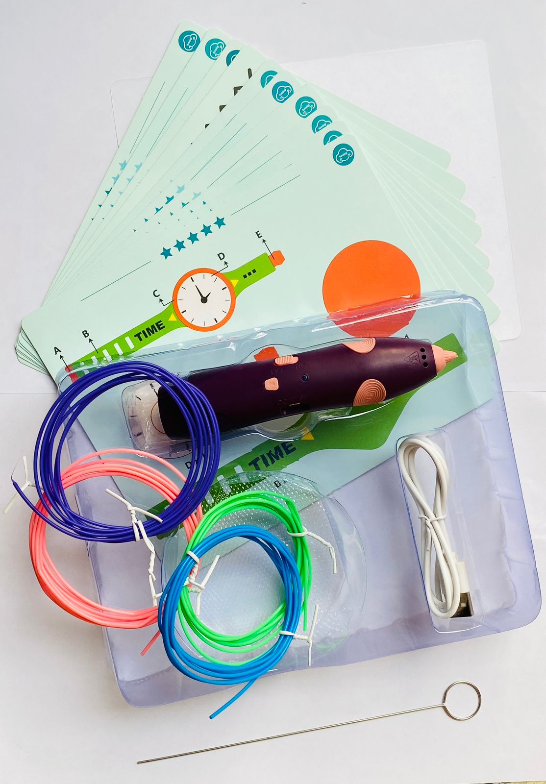 3D Pen for 3D Printing Drawing plus with safe filament Creative Learning for Children