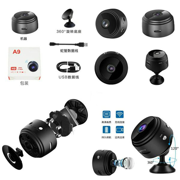 A9 1080P HD Magnetic WiFi Mini Camera