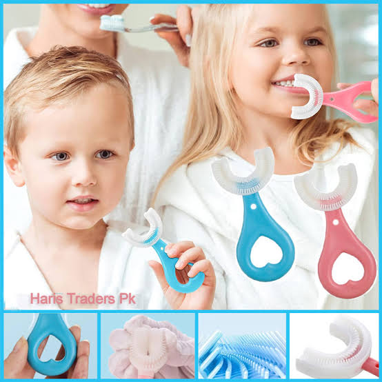 ( Pack Of 2 ) Teeth Cleaning Brush Kids U-Shaped