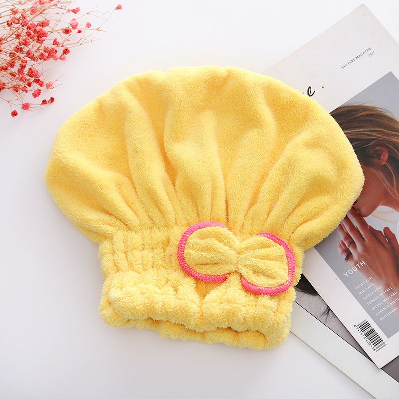 2Pcs--Soft Microfiber Flower Cap Towel for Women – Quick Dry Hair Wrap