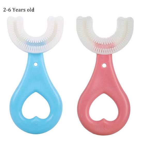 ( Pack Of 2 ) Teeth Cleaning Brush Kids U-Shaped