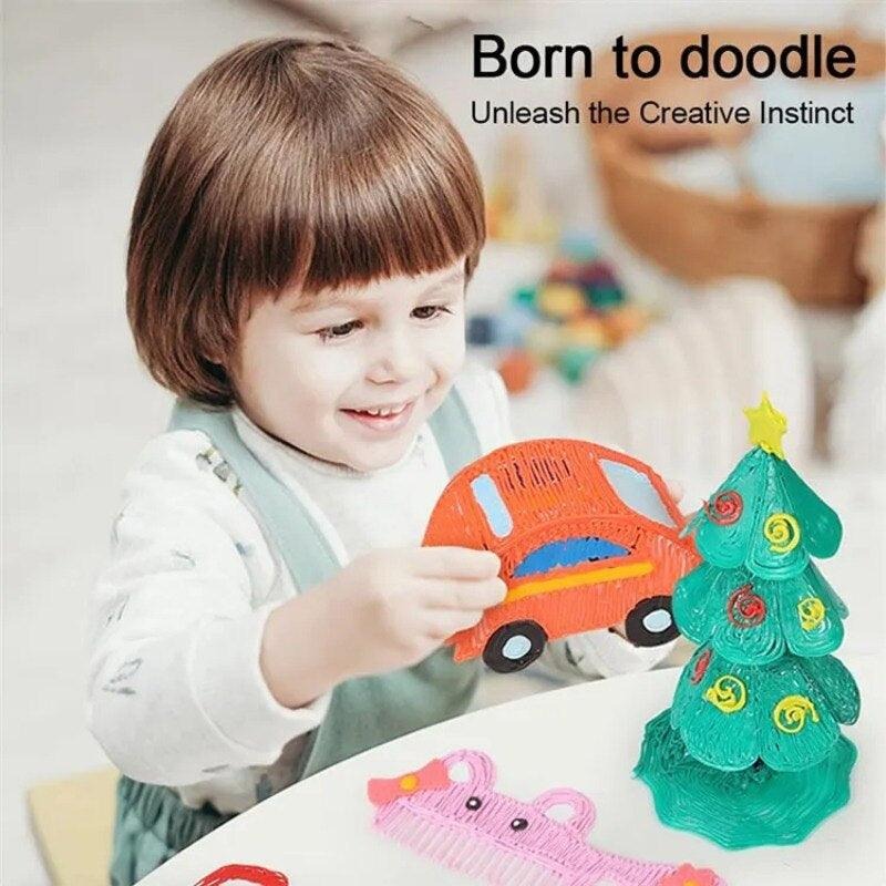3D Pen for 3D Printing Drawing plus with safe filament Creative Learning for Children