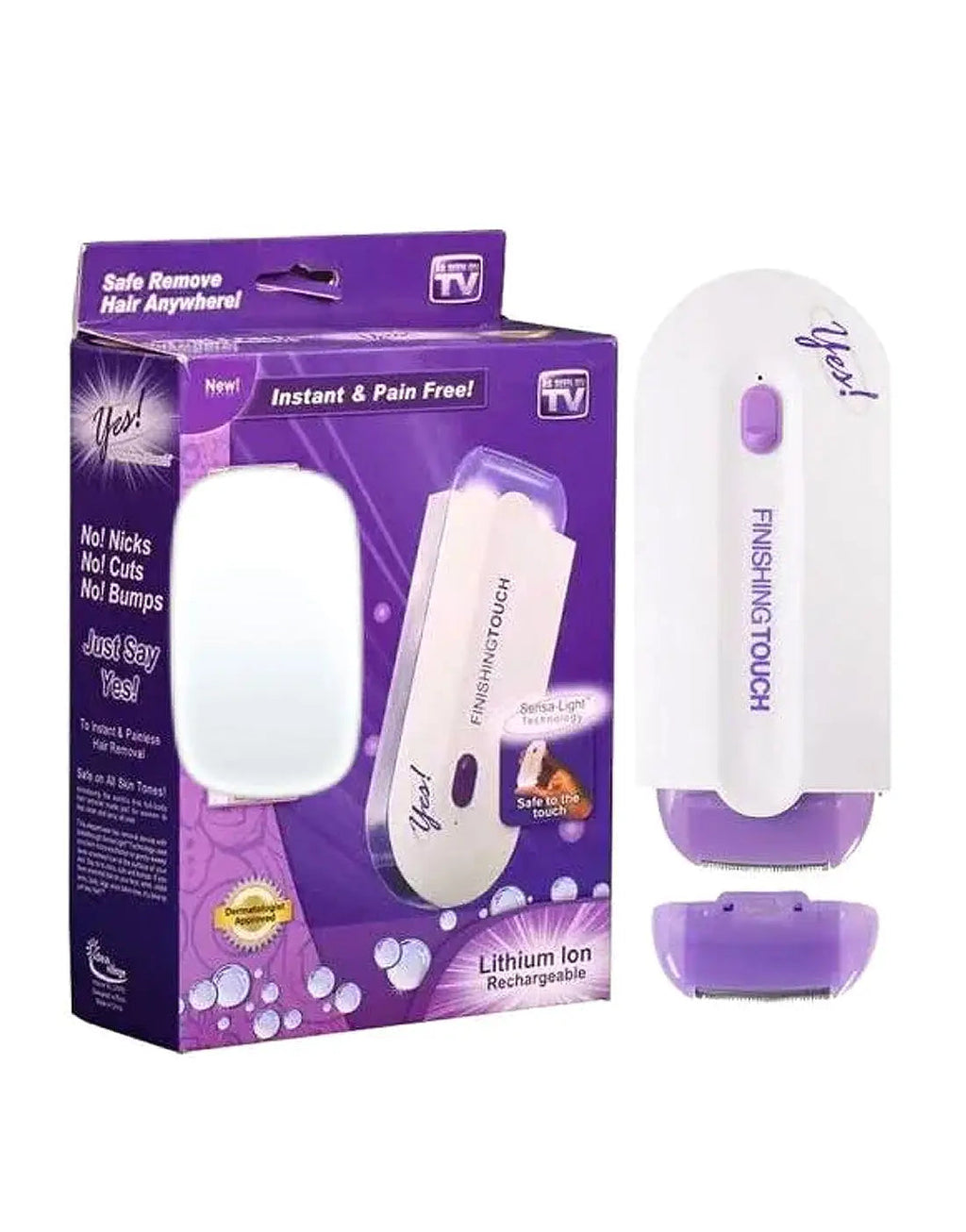 Finishing Touch Yes Hair Remover Rechargeable Painless Facial And Body Hair Remover Rotary Electric Shaver For Women