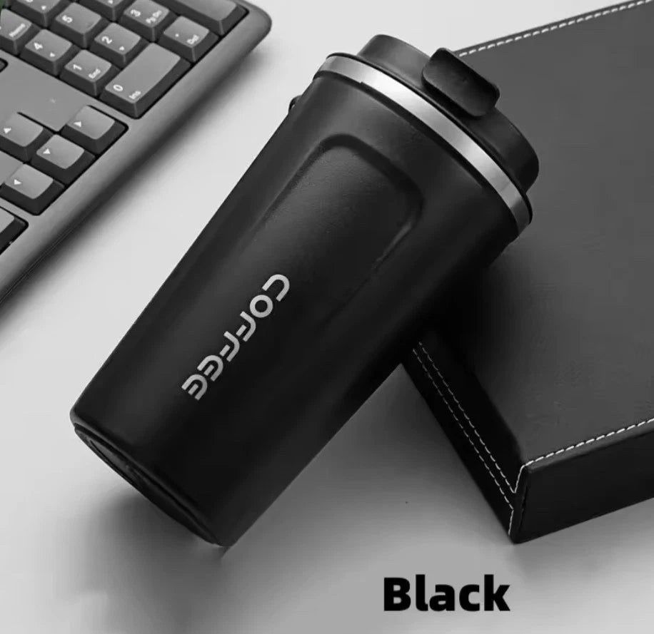 510ml Large-capacity Coffee Cup Keep Heat Stainless Steel Double-layer