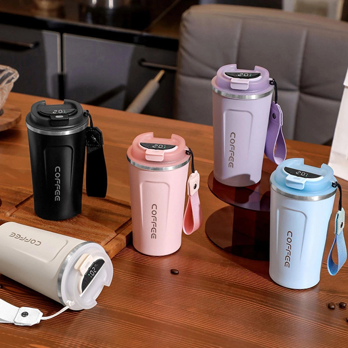 510ml Large-capacity Coffee Cup Keep Heat Stainless Steel Double-layer